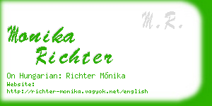 monika richter business card