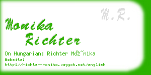 monika richter business card